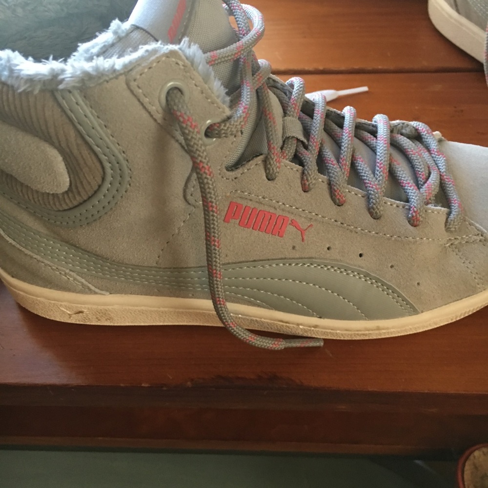 Puma high tops 7 gently worn